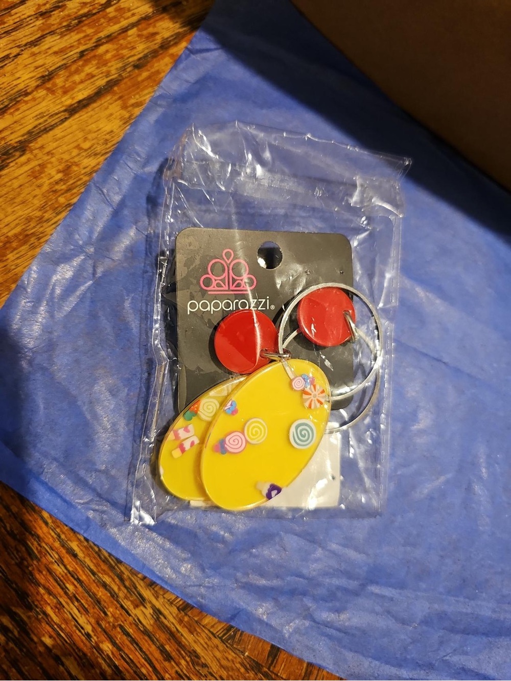 Paparazzi Kids Yellow Candy Charm Keyring